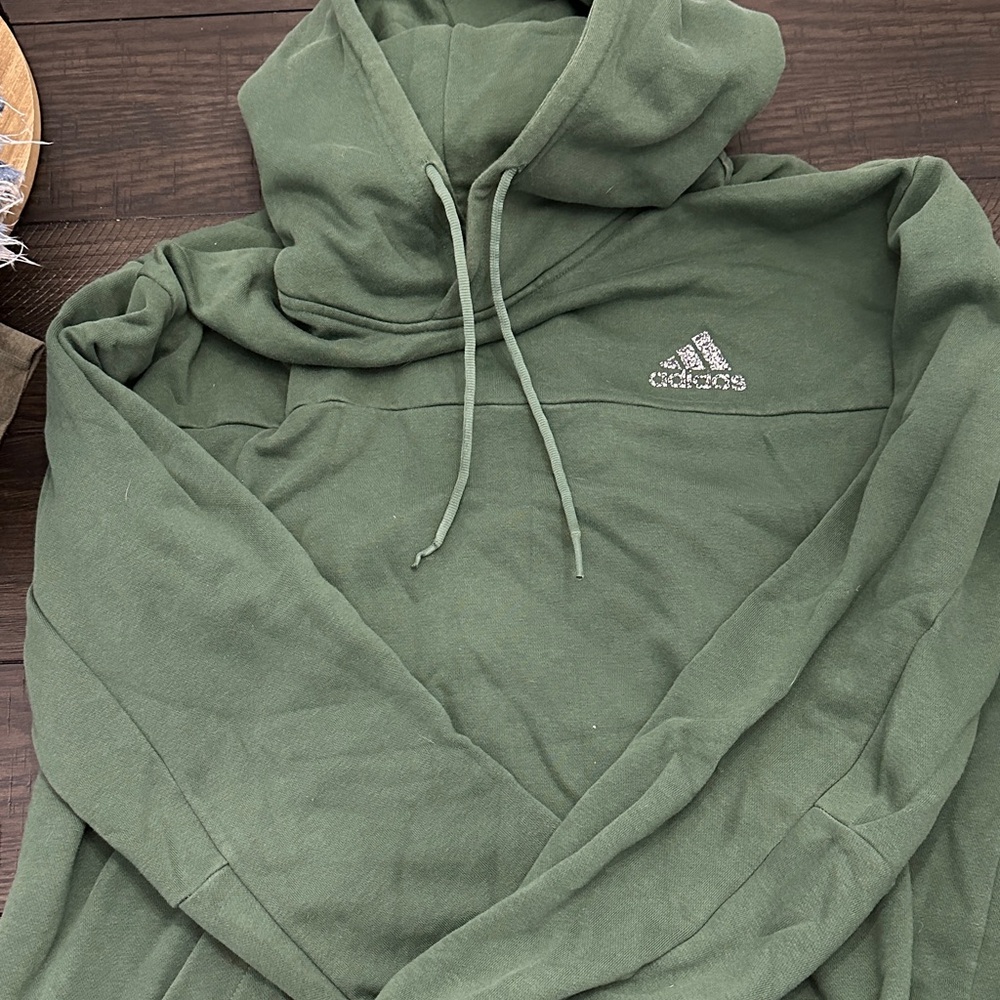Adidas Men's Olive Hoodie